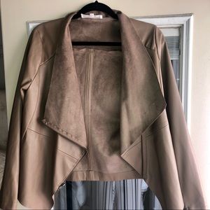 Faux leather jacket